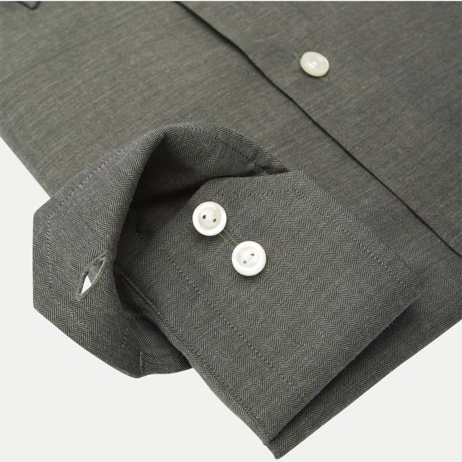 3991 61511/61311 - 3991 Fine Twill Skjorte - Skjorter - GRØN - 4