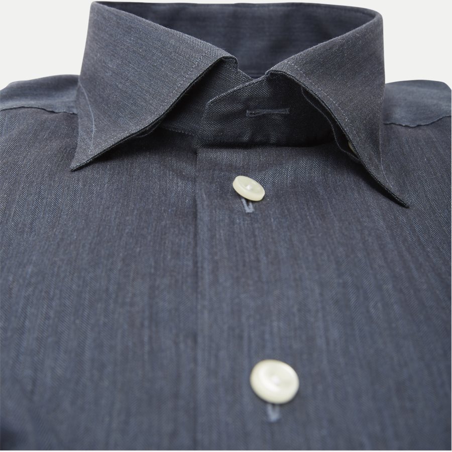3991 61511/61311 - 3991 Fine Twill Skjorte - Skjorter - NAVY - 3