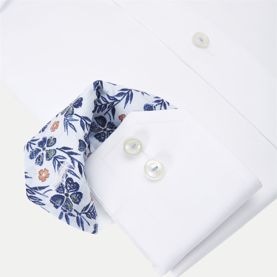 3000 00525/00374 - 3000 Signature Twill Skjorte - Skjorter - HVID - 4