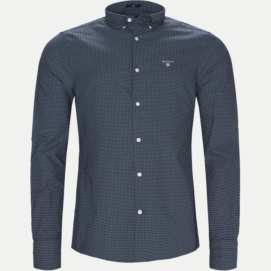 3011632 CIRCLE PRINT - Circle Print Shirt - Skjorter - Regular - BLÅ - 1