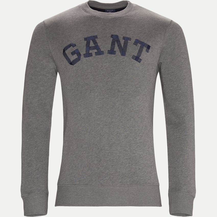 Gant Sweatshirts 2046039 CONTRAST BACKSIDE GRÅ