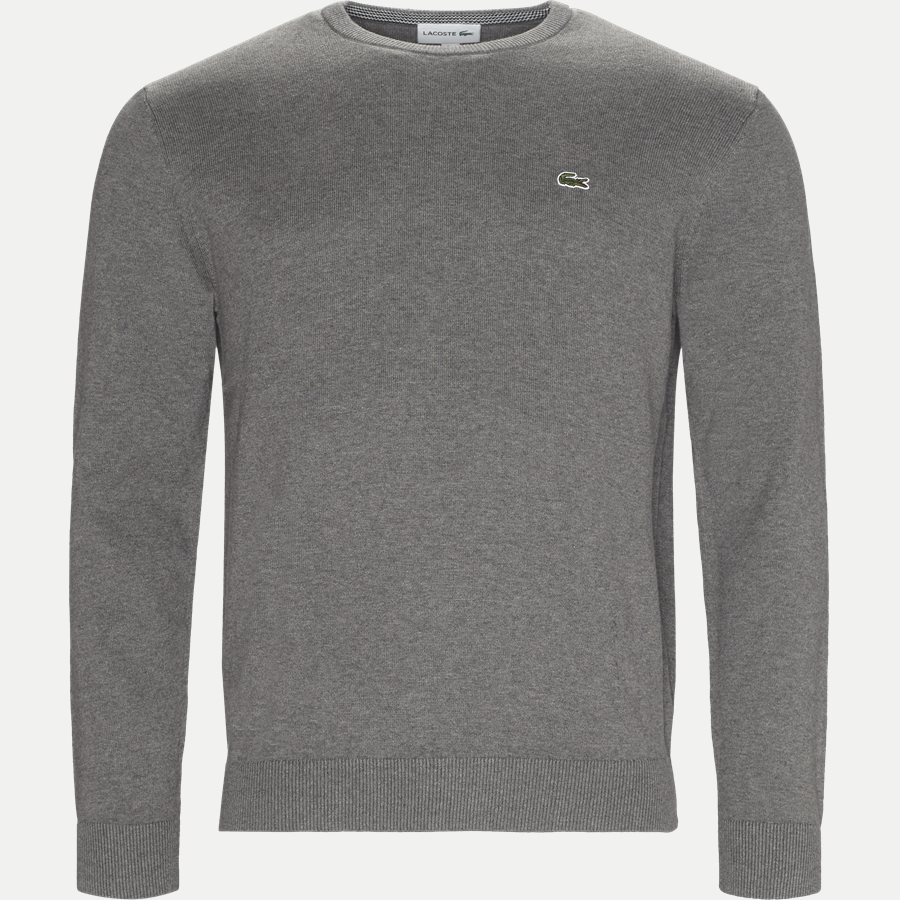 AH7004.. - Crew Neck Strik - Strik - Regular - GRÅ - 1