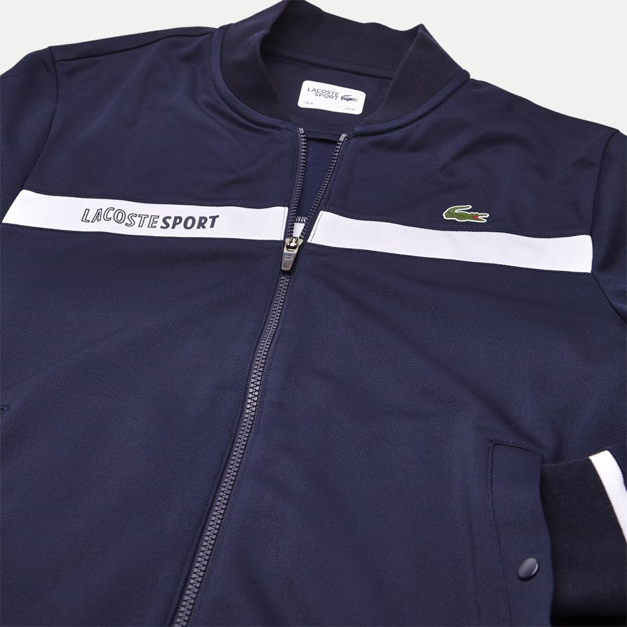 SH9504 - Colorblock Zip Pique Tennis Sweatshirt - Sweatshirts - Regular - NAVY - 3