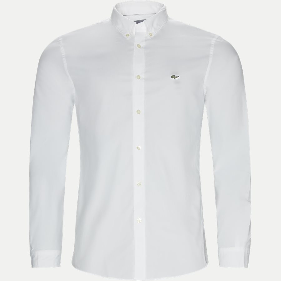 CH5816 - Stretch Cotton Poplin Shirt - Skjorter - Slim - HVID - 1