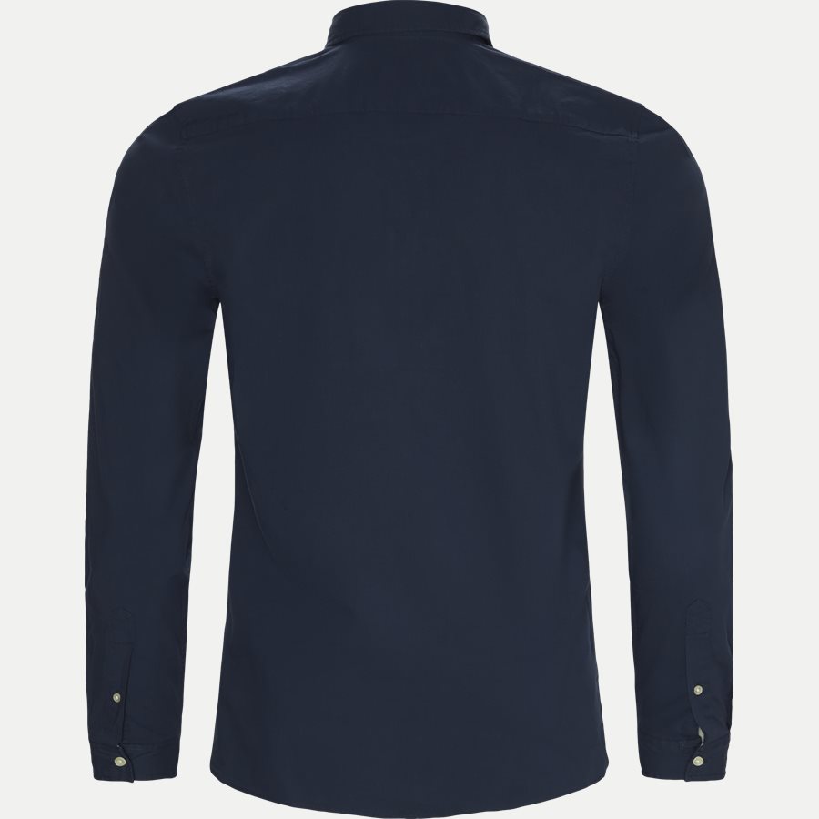 CH5816. - Stretch Cotton Poplin Shirt - Skjorter - Slim - NAVY - 2