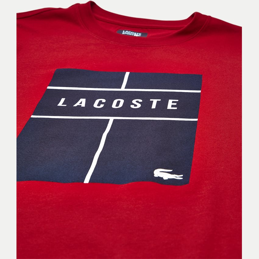 Lacoste T-shirts TH9462 RØD