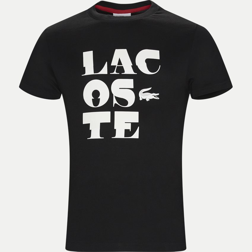 Lacoste T-shirts TH9449 SORT