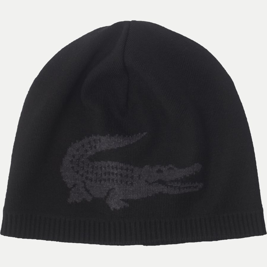 RB3531.. - Jacquard Crocodile Wool Beanie - Caps - SORT - 1
