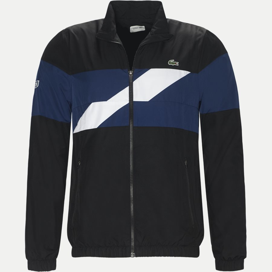 WH9538 - Colored Bands Taffeta Tennis Tracksuit - Sweatshirts - Regular - SORT - 2