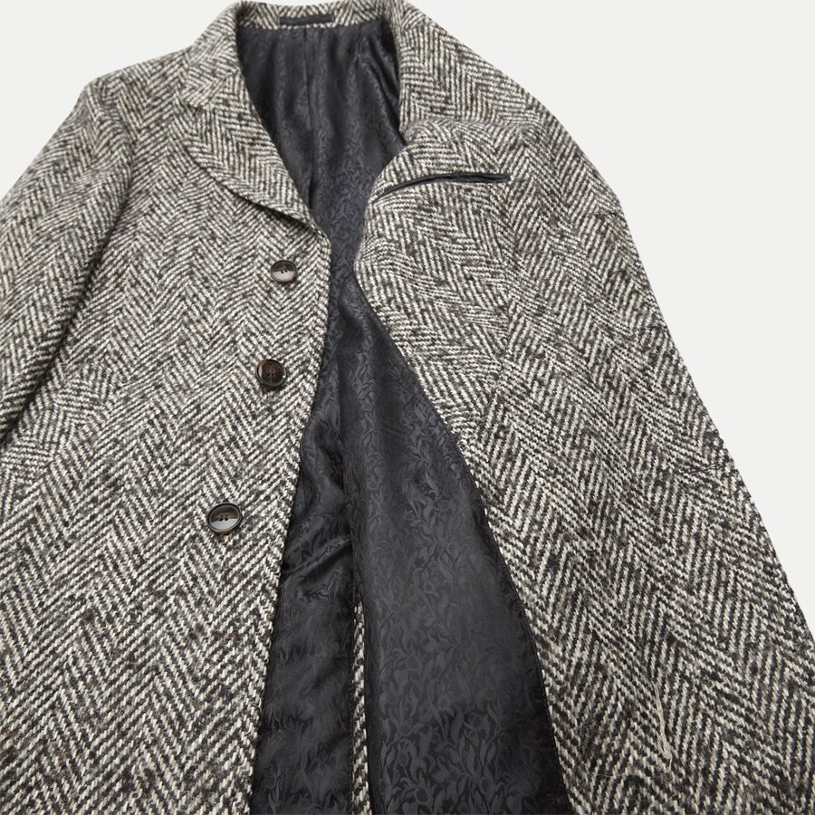 7355 RETRO COAT - Retro Coat - Jakker - Modern fit - GRÅ - 7