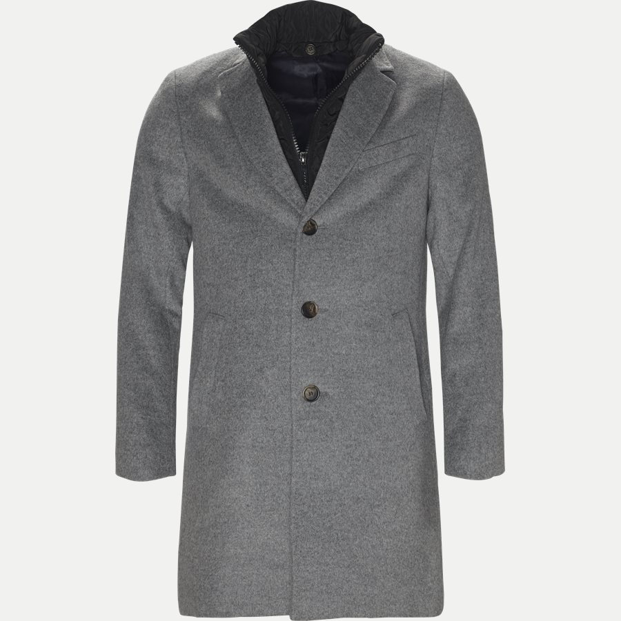 CASHMERE COAT SULTAN TECH - Cashmere Sultan Tech Coat - Jakker - Modern fit - GRÅ - 1
