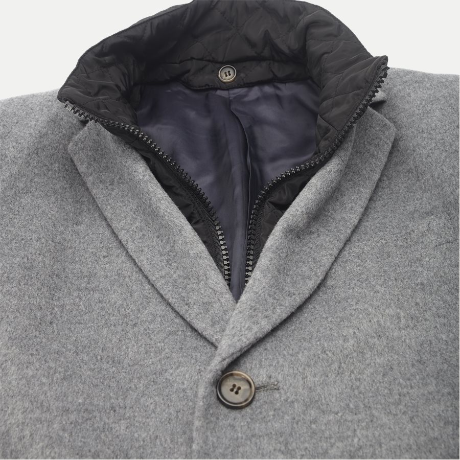 CASHMERE COAT SULTAN TECH - Cashmere Sultan Tech Coat - Jakker - Modern fit - GRÅ - 3