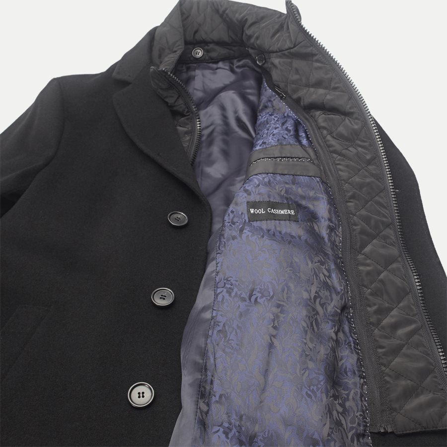 CASHMERE. COAT SULTAN TECH - Cashmere Sultan Tech Coat - Jakker - Modern fit - SORT - 8