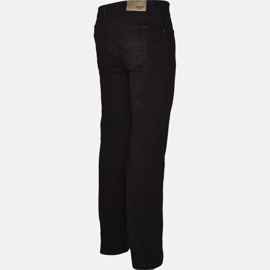 SUEDE TOUCH BURTON N, - Suede Touch Burton Jeans - Jeans - Regular - SORT - 3