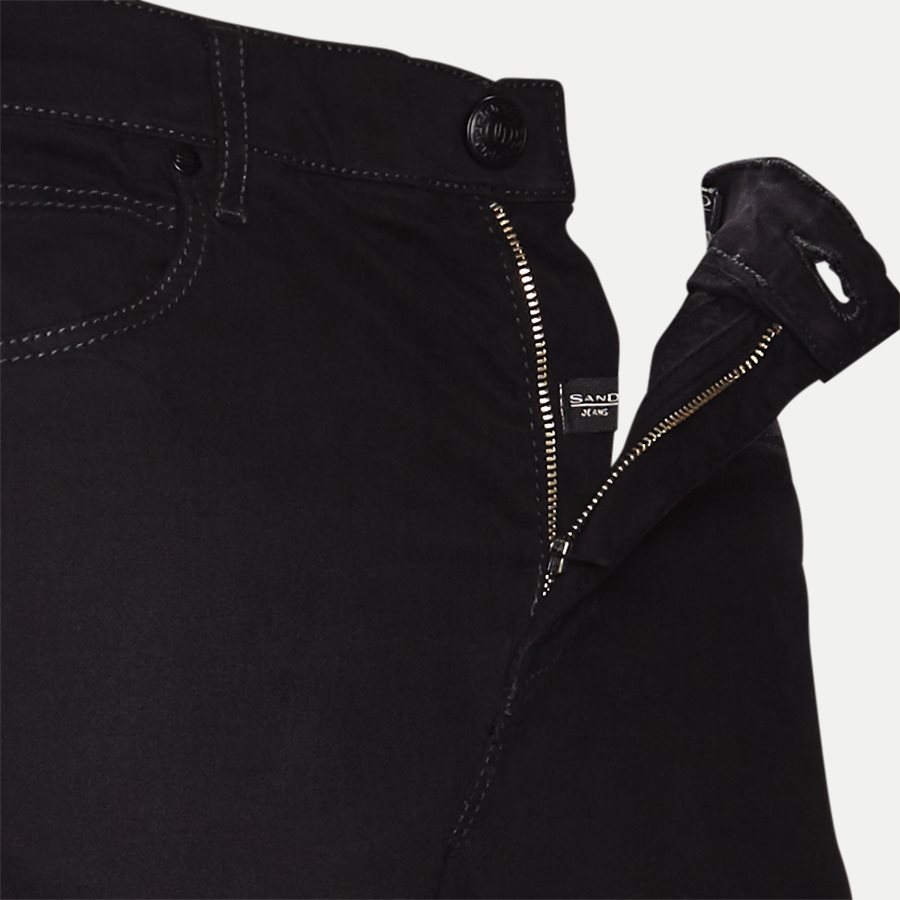 SUEDE TOUCH BURTON N, - Suede Touch Burton Jeans - Jeans - Regular - SORT - 4