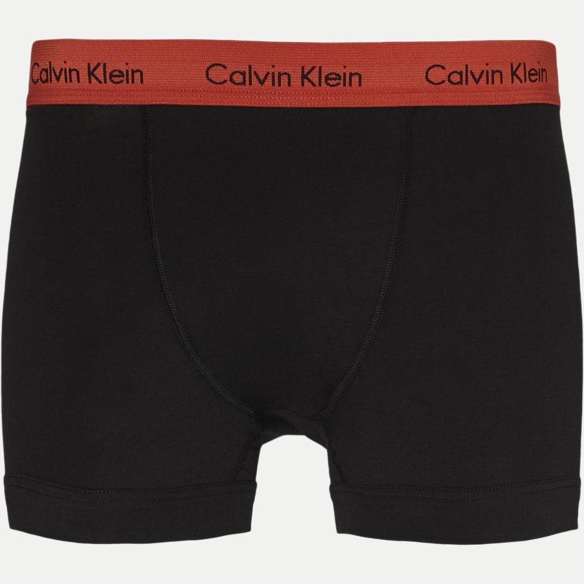 Calvin Klein Underkläder 0000U2662G TRUNK 3PK.. ARMY/NAVY/ORANGE