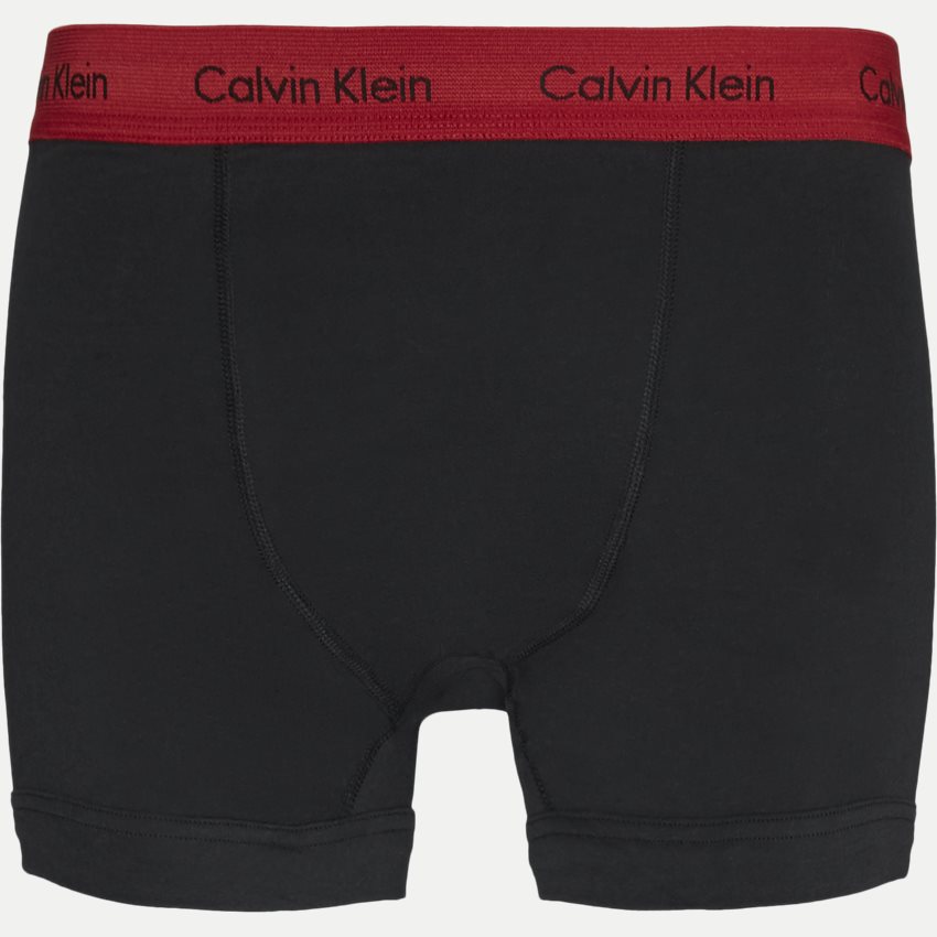 Calvin Klein Underkläder 0000U2662G TRUNK 3PK.. RØD/BLÅ/KOKS