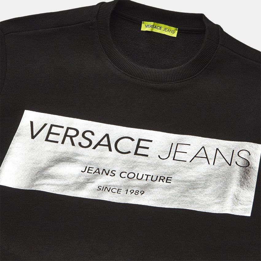 Versace Jeans Sweatshirts B7GSB7F7 36604 SORT/SØLV