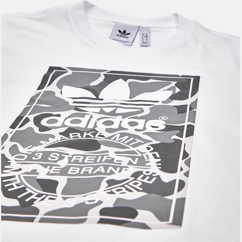 Adidas Originals T-shirts CAMO LABEL DH4768 HVID