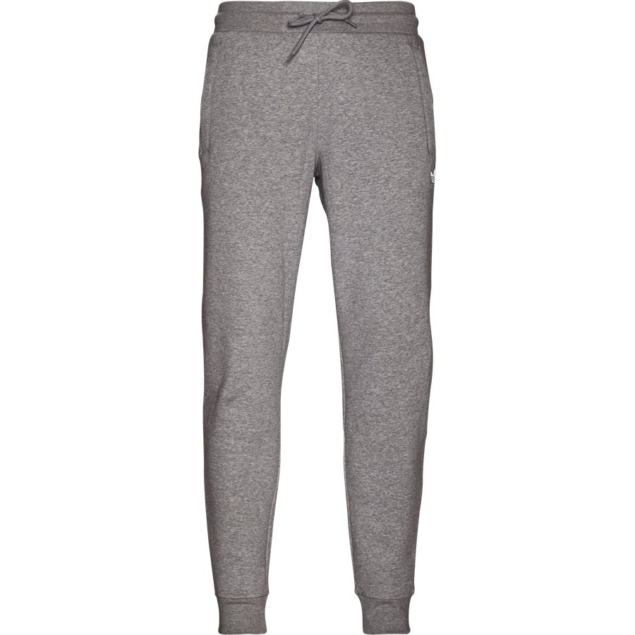 SLIM FLC DN6010 - Slim Flc Sweatpant - Bukser - Regular - GRÅ - 1