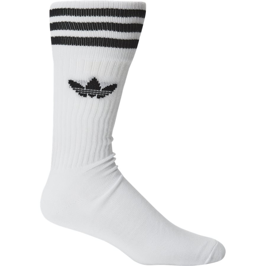 SOLID CREW S21489 - Solid Crew Sock - Strømper - Regular - HVID - 2
