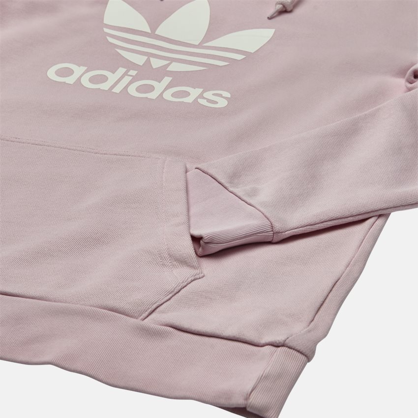 Adidas Originals Sweatshirts TREFOIL HOODY DT7966 LYSERØD
