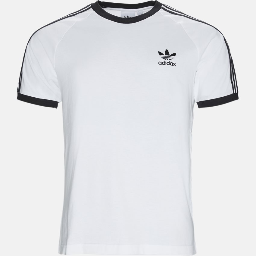 Adidas Originals T-shirts 3 STRIPES TEE CW1203 HVID