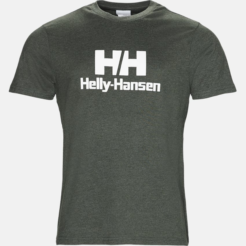 Helly Hansen T-shirts LOGO TEE HH 53165 GRØN