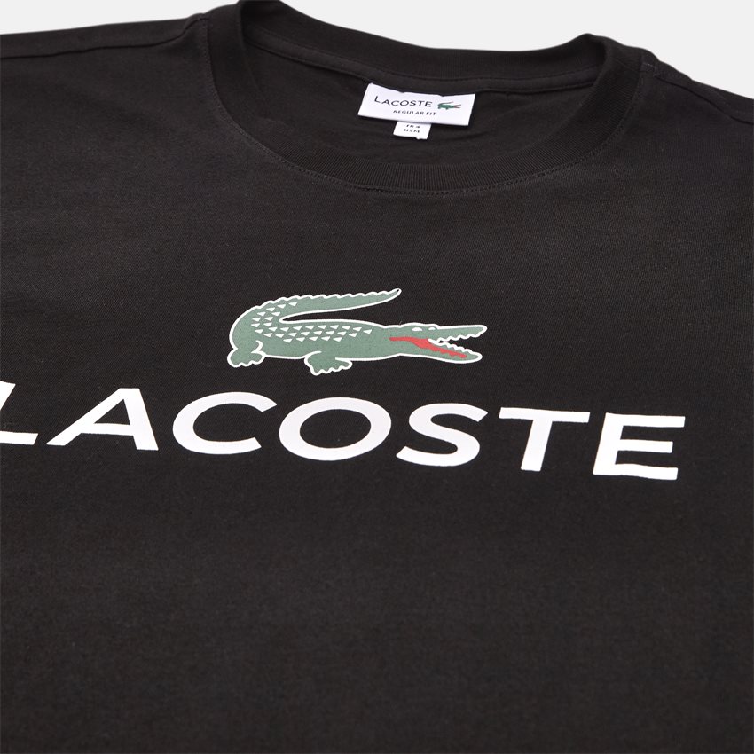 Lacoste T-shirts TH0603 SORT