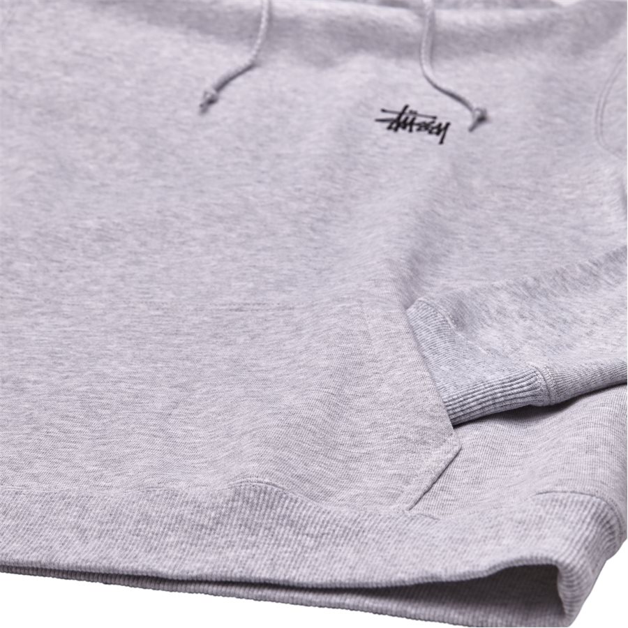 BASIC STUSSY HOOD 1924257 - Basic Stüssy Hood - Sweatshirts - Regular - GRÅ - 4