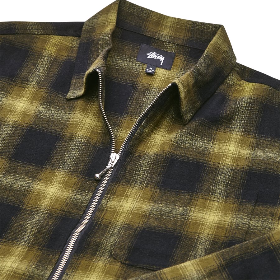 ZIP UP SHADOW SHIRT 111997 - Zip Up Shadow Shirt - Skjorter - Regular - GRØN - 3