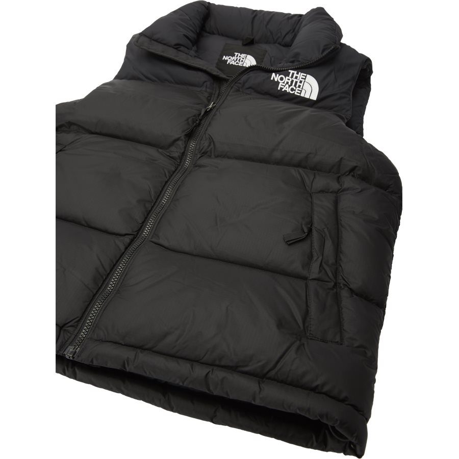 1996 RETRO NUPTSE VEST - 1996 Retro Nuptse Vest - Veste - Regular - SORT - 6