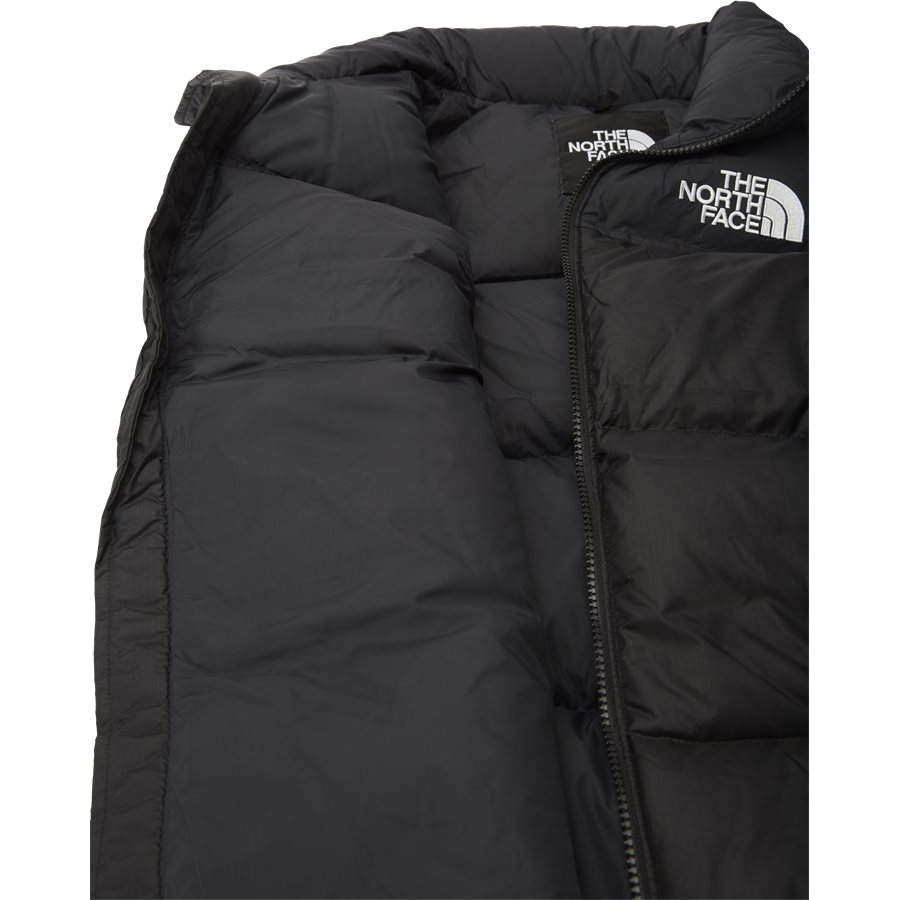 1996 RETRO NUPTSE VEST - 1996 Retro Nuptse Vest - Veste - Regular - SORT - 8