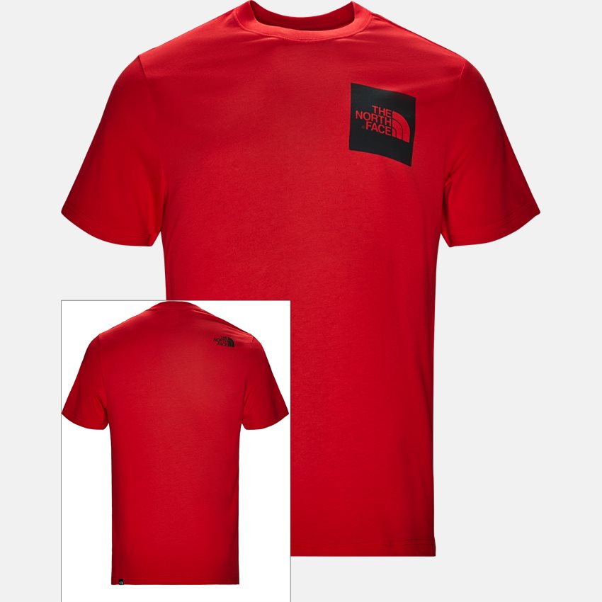 The North Face T-shirts FINE TEE SS. RØD