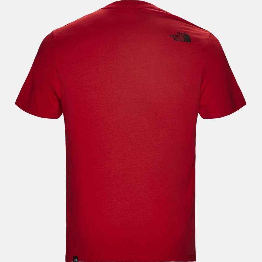 The North Face T-shirts FINE TEE SS. RØD