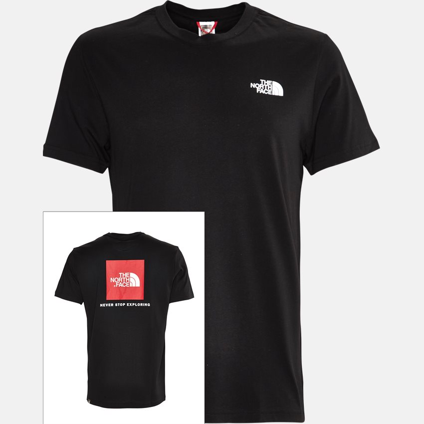 The North Face T-shirts RED BOX TEE SS. SORT
