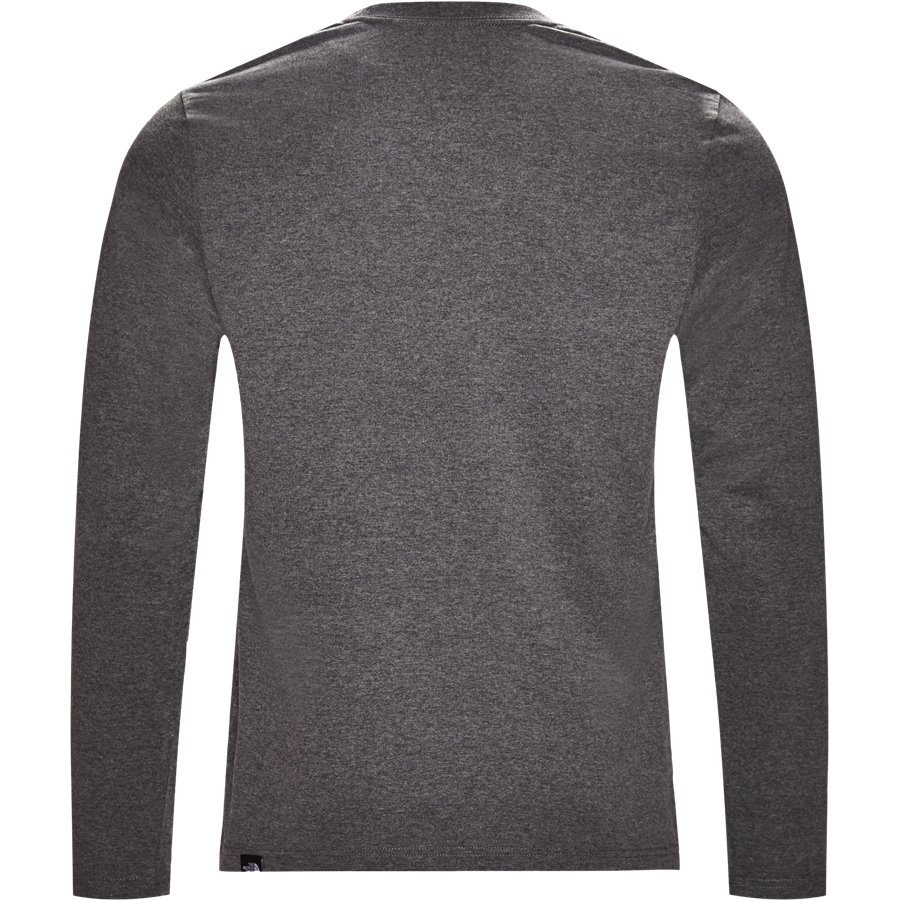 FINE TEE LS - Fine Tee LS - T-shirts - Regular - GRÅ - 2