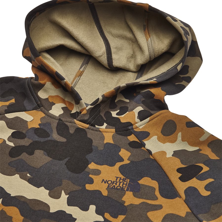 RAGLAN RED BOX HOODIE - Raglan Red Box Hoodie - Sweatshirts - Regular - CAMO - 4