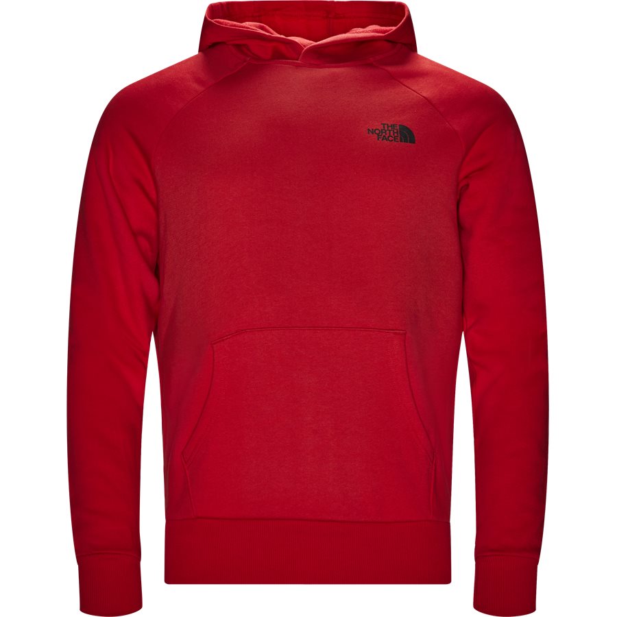 RAGLAN RED BOX HOODIE - Raglan Red Box Hoodie - Sweatshirts - Regular - RØD - 2