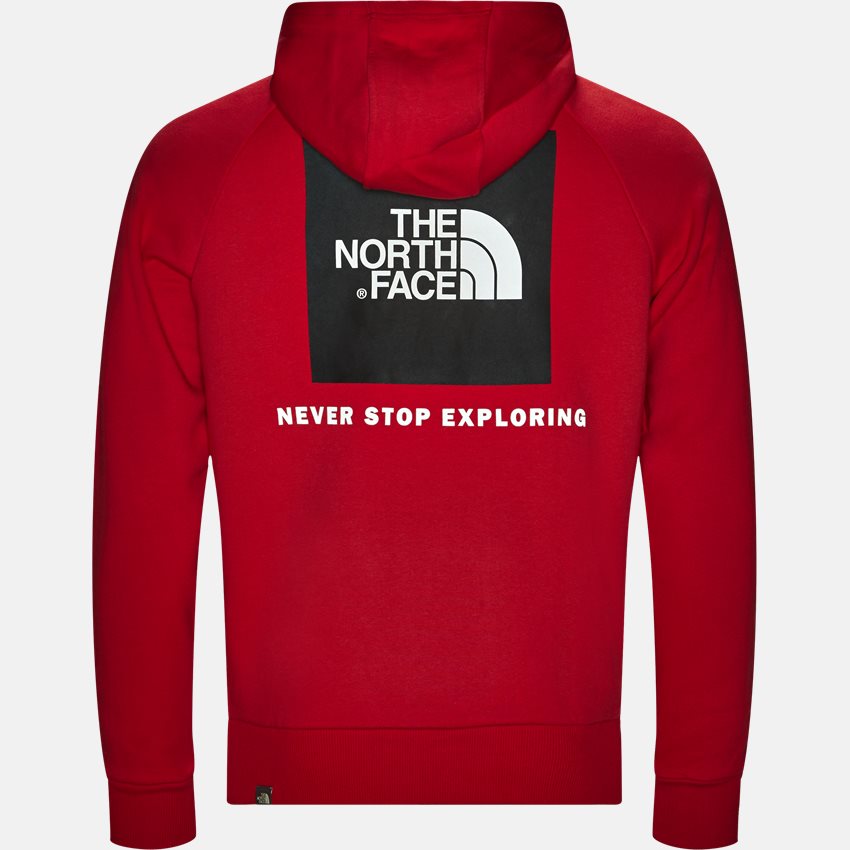 The North Face Sweatshirts RAGLAN RED BOX HOODIE RØD