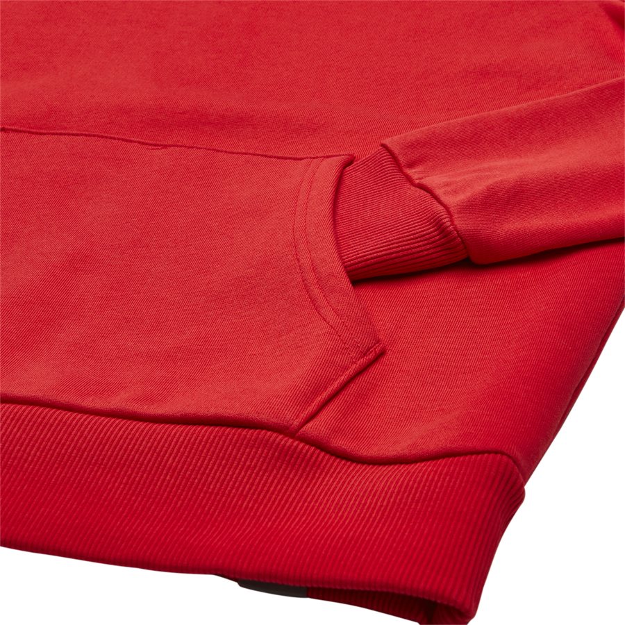 RAGLAN RED BOX HOODIE - Raglan Red Box Hoodie - Sweatshirts - Regular - RØD - 5