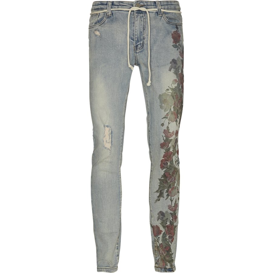 PRINTED HAND ART JEANS - Printed Hand Art Jeans - Jeans - Regular - DENIM - 1