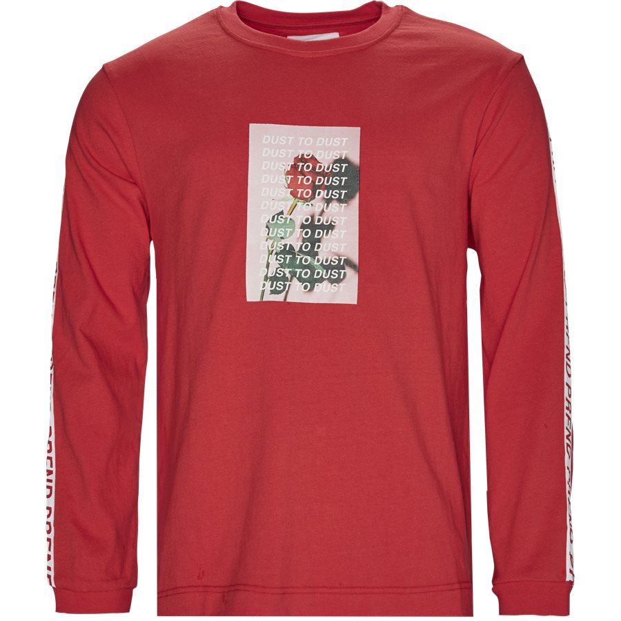 ROSE DUST LONG TEE - Rose Dust Long Tee - T-shirts - Regular - RØD - 1