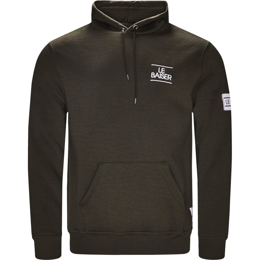 BESANCON - Besancon Sweatshirt - Sweatshirts - Regular - ARMY - 1