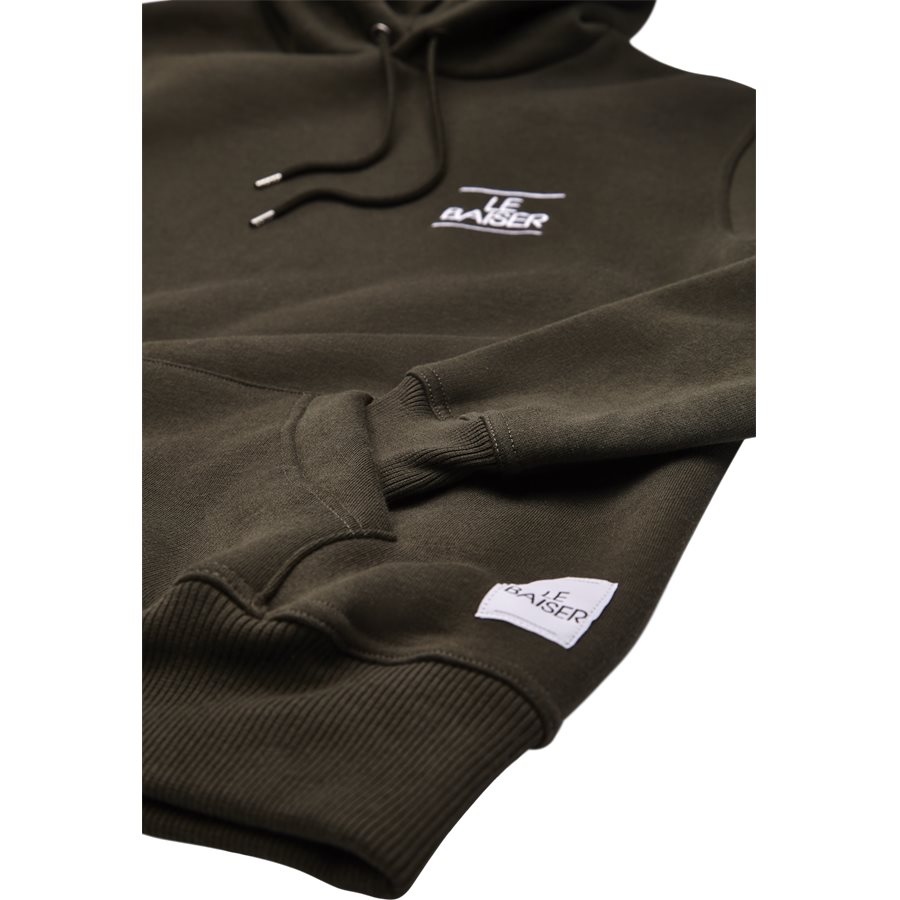 BESANCON - Besancon Sweatshirt - Sweatshirts - Regular - ARMY - 4