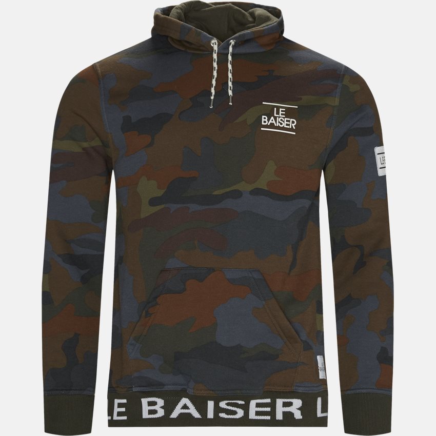 Le Baiser Sweatshirts ROUEN BRUN/OLIVE