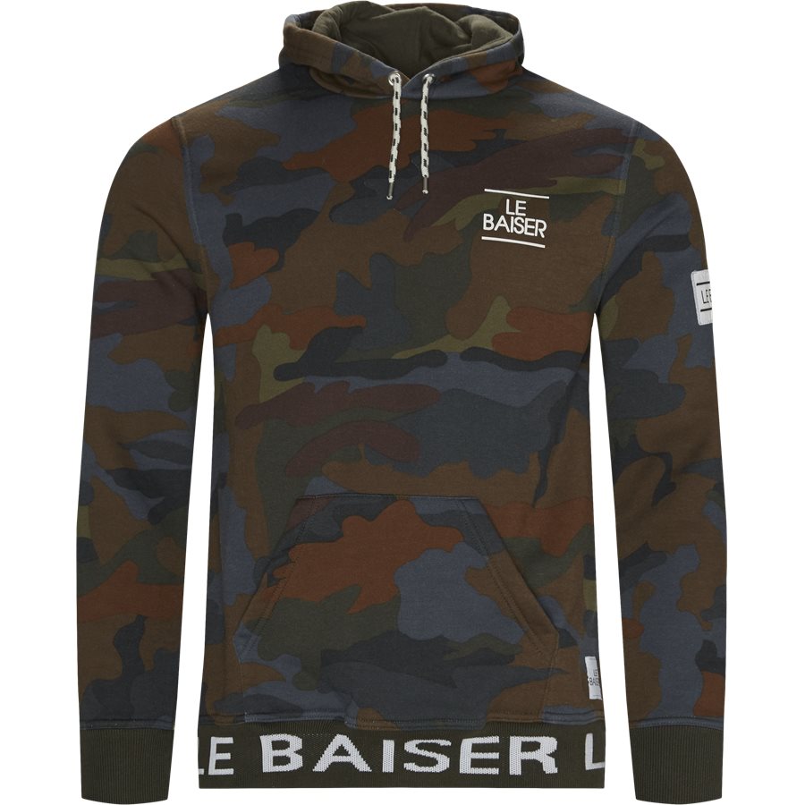 ROUEN - Rouen Sweatshirt - Sweatshirts - Regular - BRUN/OLIVE - 1