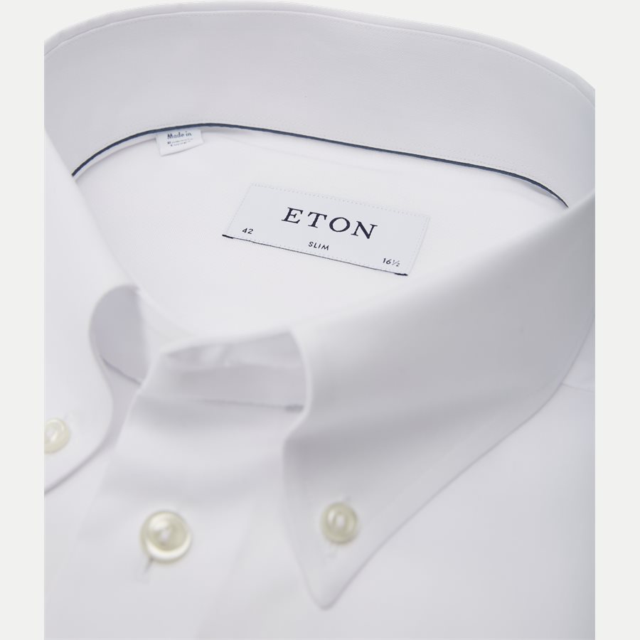4706 53311/53511 - 4706 Button Down Pinpoint Skjorte - Skjorter - HVID - 2