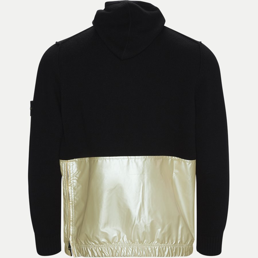 598MA - Hoodie Striktrøje - Strik - Regular - SORT - 2