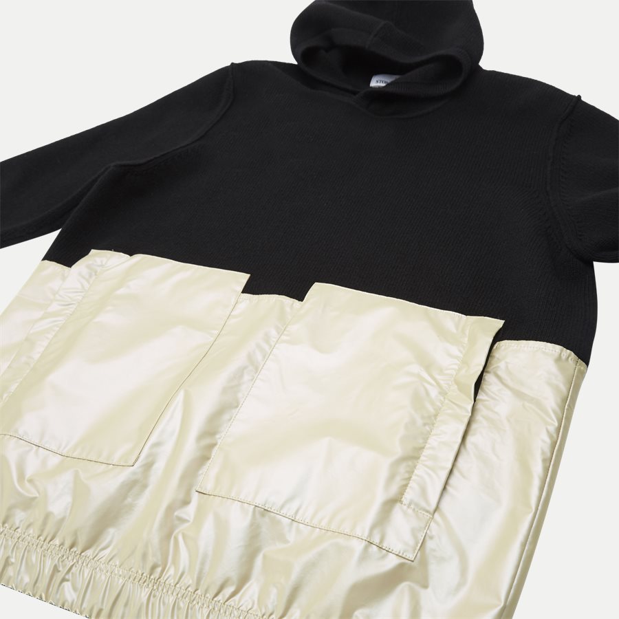 598MA - Hoodie Striktrøje - Strik - Regular - SORT - 5